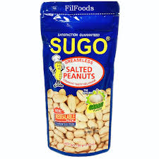 Sugo Salted Peanuts Greaseless Garlic flavor 100gr